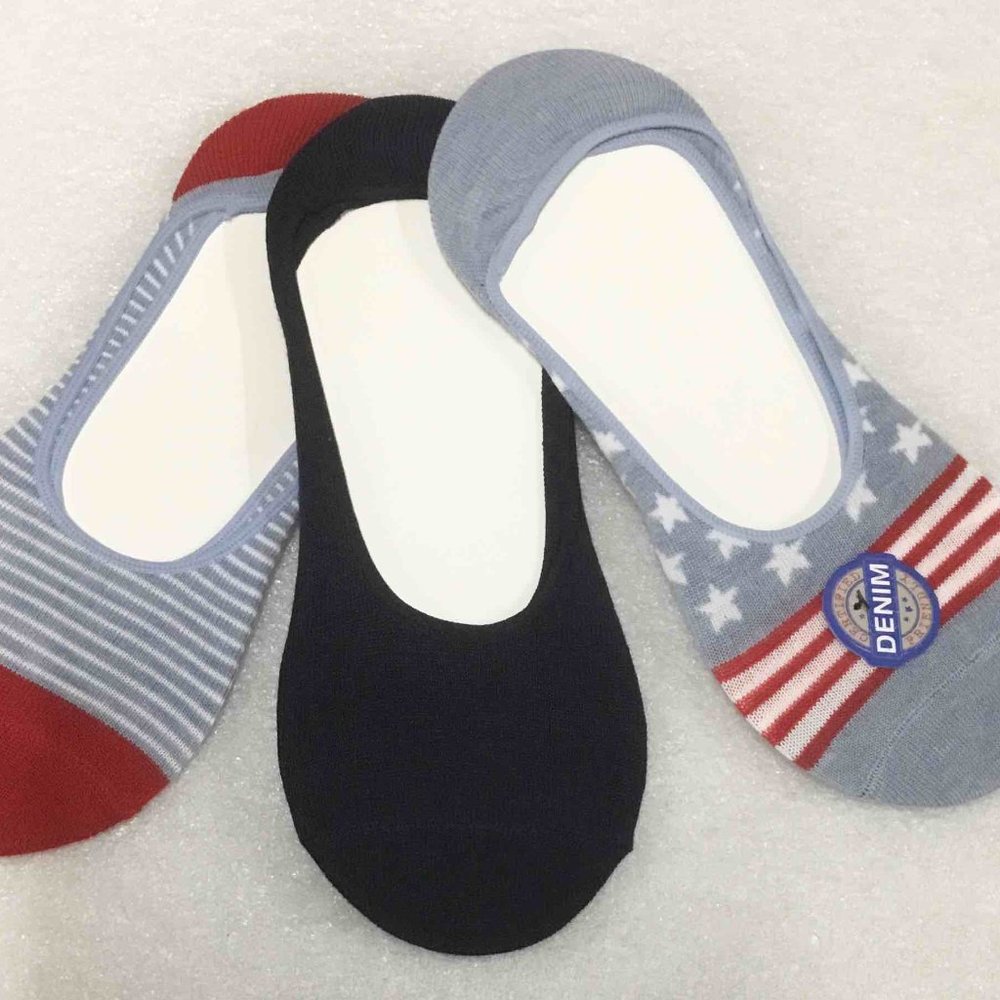 Red, White & Crew Men's Denim Shoe Liner - 3 pk!!
